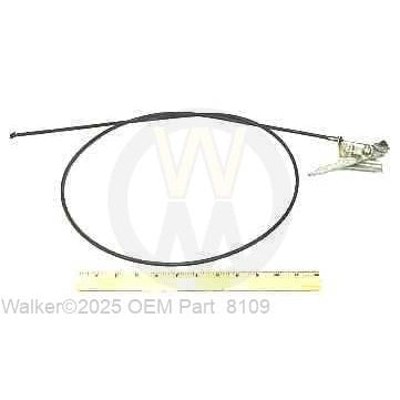 Walker Part # 8109 : CHOKE CONTROL & CABLE ASSY