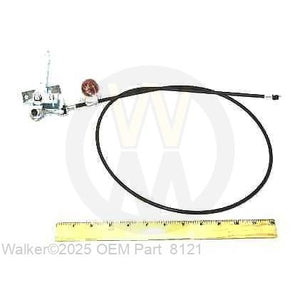 Walker Part # 8121 : THROTTLE CONTROL & CABLE ASSY