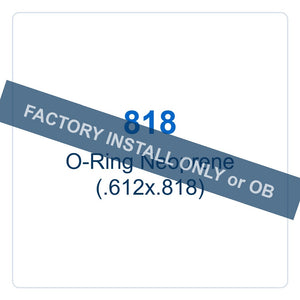 Walker Part # 818 : O-Ring Neoprene (.612x.818)