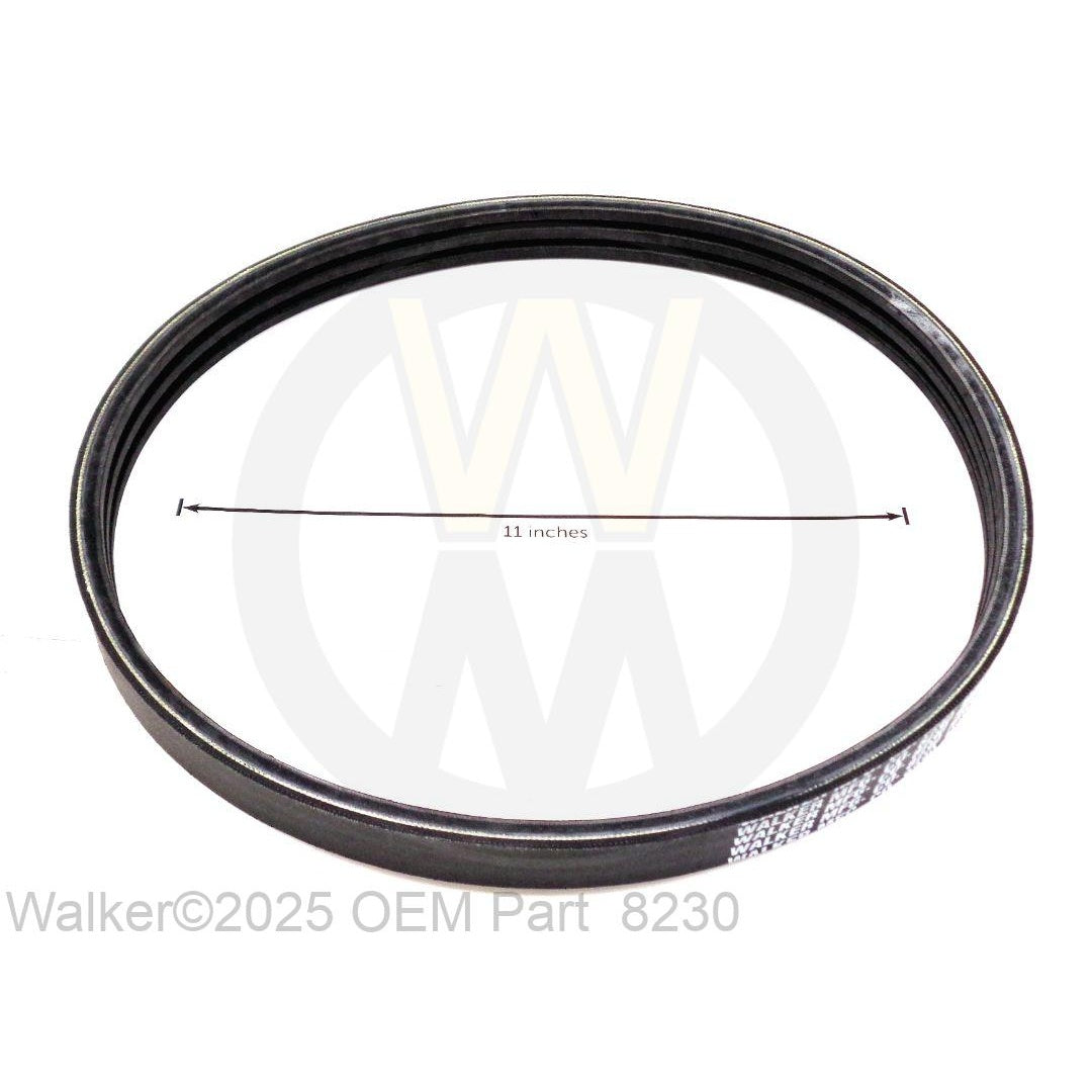 Walker Part # 8230 : ENGINE PTO BELT