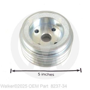 Walker Part # 8237-34 : --Engine Pulley (Bolt-On)