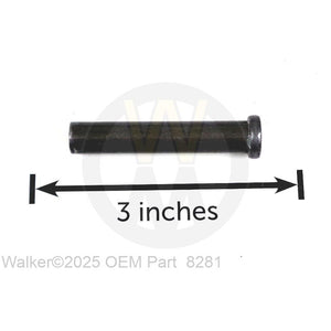 Walker Part # 8281 : (NR) CLEVIS PIN (3/8x2)