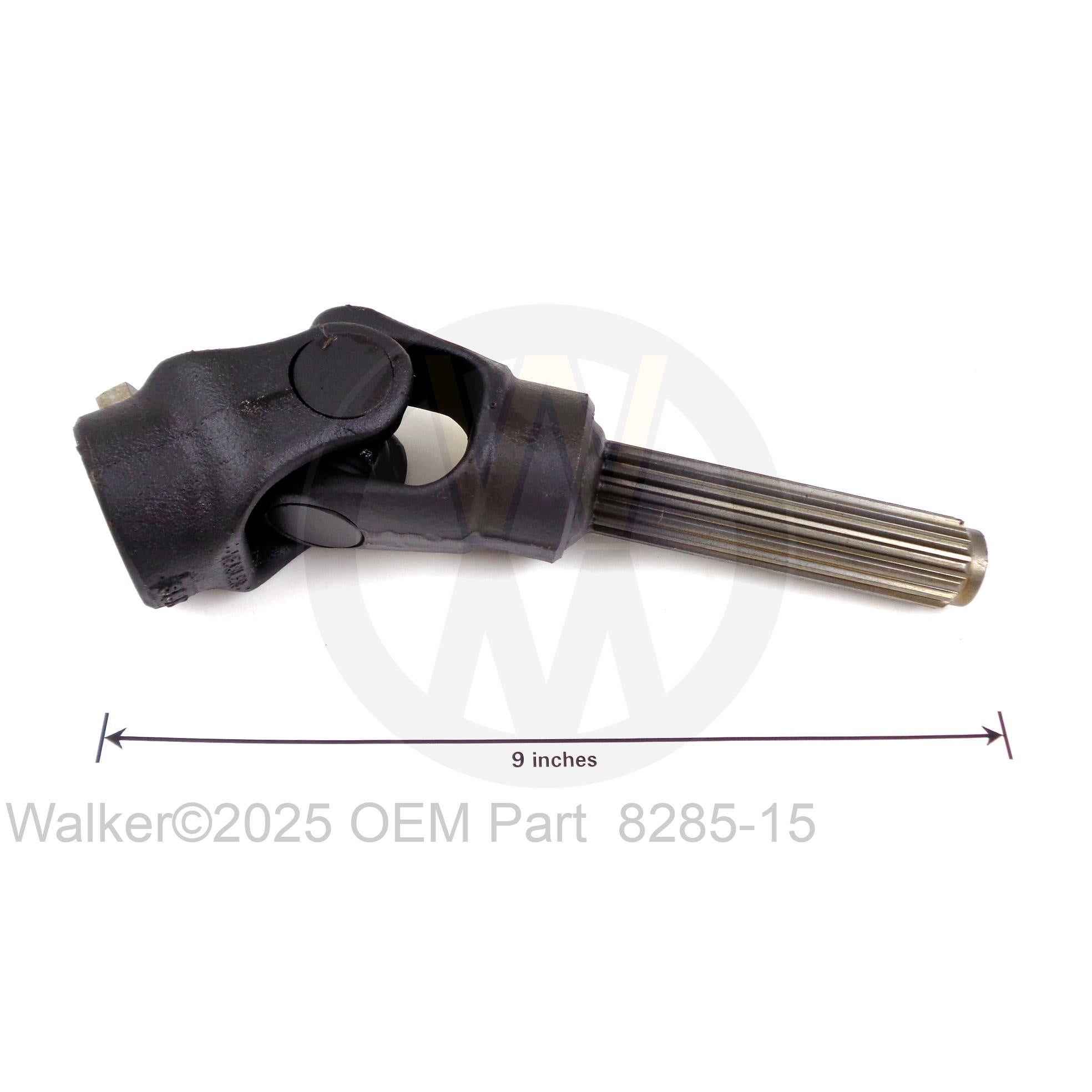 Walker Part # 8285-15 : U-JNT SHAFT ASSY/SPLINE