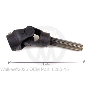 Walker Part # 8285-15 : U-JNT SHAFT ASSY/SPLINE