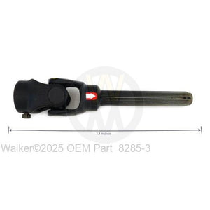 Walker Part # 8285-3 : U-JNT SHAFT ASSY/SPLINE