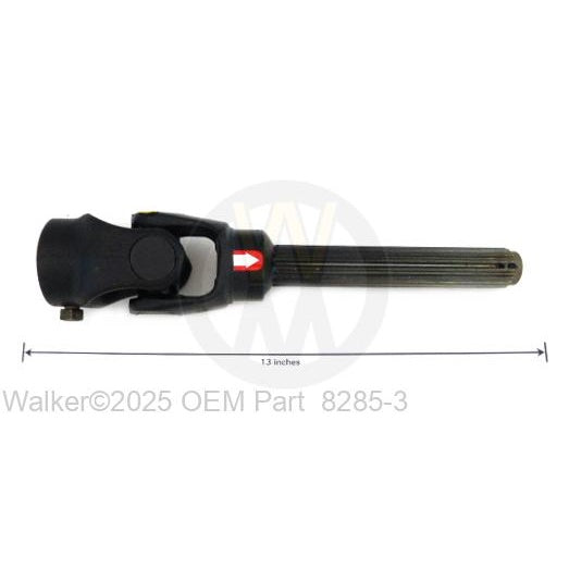 Walker Part # 8285-3 : U-JNT SHAFT ASSY/SPLINE