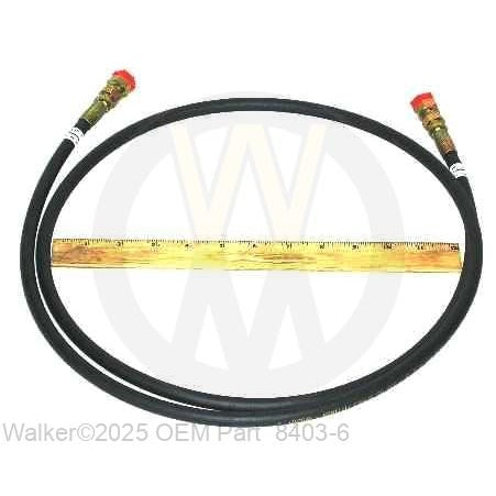 Walker Part # 8403-6 : HYDRLC HOSE, CATCHER BOX DUMP (73.5)