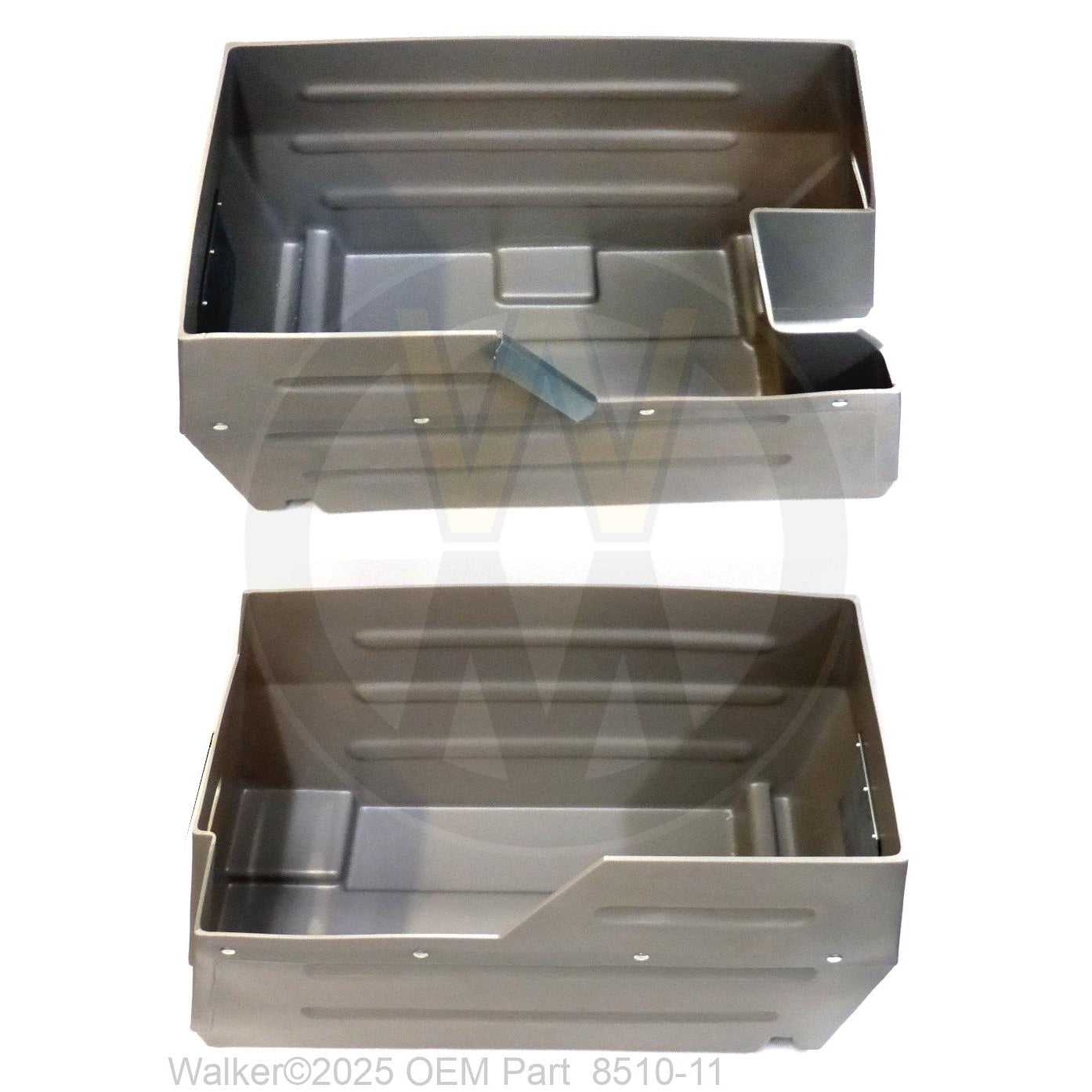 Walker Part # 8510-11 : 10.0/9.5 Dump Bin Assembly (Gray) (8510-10 and 8510-9)
