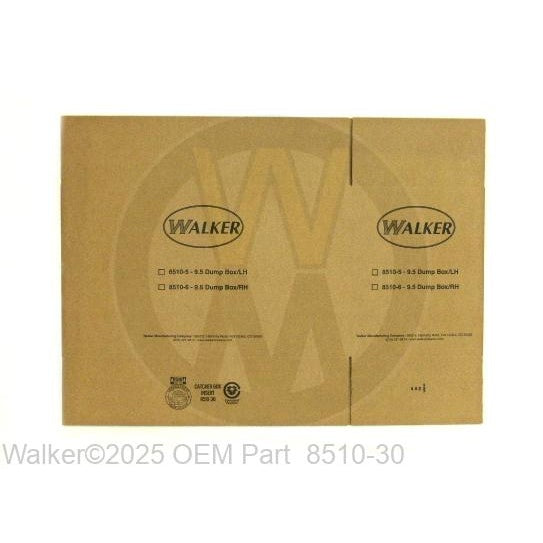 Walker Part # 8510-30 : Ship Box (Dump Box)