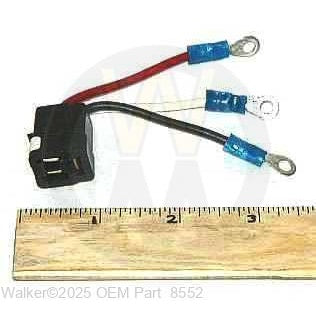 Walker Part # 8552 : CONNECTOR PLUG & WIRE ASSY