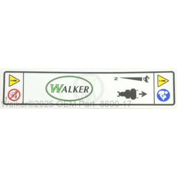 Walker Part # 8600-17 : Decal,Fender/RH MB (Symbolic)