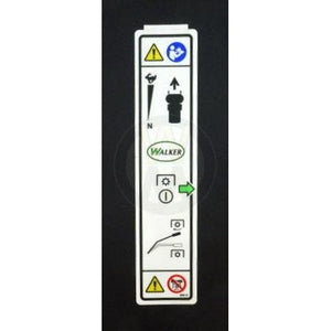 Walker Part # 8600-18 : DECAL,FENDER/RH (EURO)