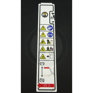 Walker Part # 8600-25 : (NR) Decal EFI,Fender/LH/Lexan (Symbolic)