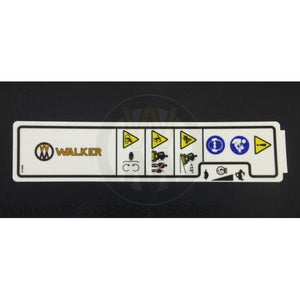 Walker Part # 8600-37 : (NR) Decal EFI,Fender/LH/MC/ Lexan (Symbolic)