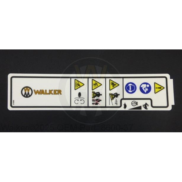 Walker Part # 8600-37 : (NR) Decal EFI,Fender/LH/MC/ Lexan (Symbolic)