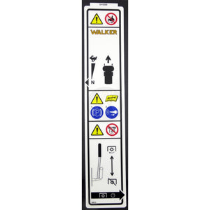 Walker Part # 8600-45 : (NR) Decal,Fender/RH (Symbolic)