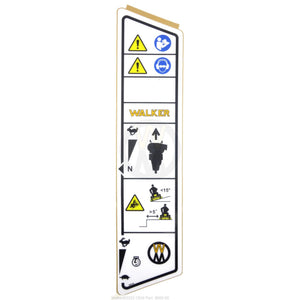 Walker Part # 8600-58 : (NR) Decal,Fender/RH(Symbolic) For Light Kit