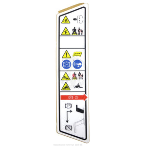 Walker Part # 8600-59 : (NR) Decal,Fender/LH(Symbolic) For Light Kit