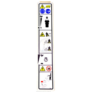 Walker Part # 8600-68 : (NR)Decal,Fender/RH (Symbolic) MC23i