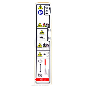 Walker Part # 8600-69 : (NR) Decal,Fender/LH(Symbolic)