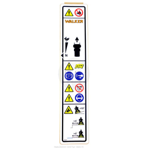Walker Part # 8600-70 : (NR) Decal,Fender/RH (Symbolic)