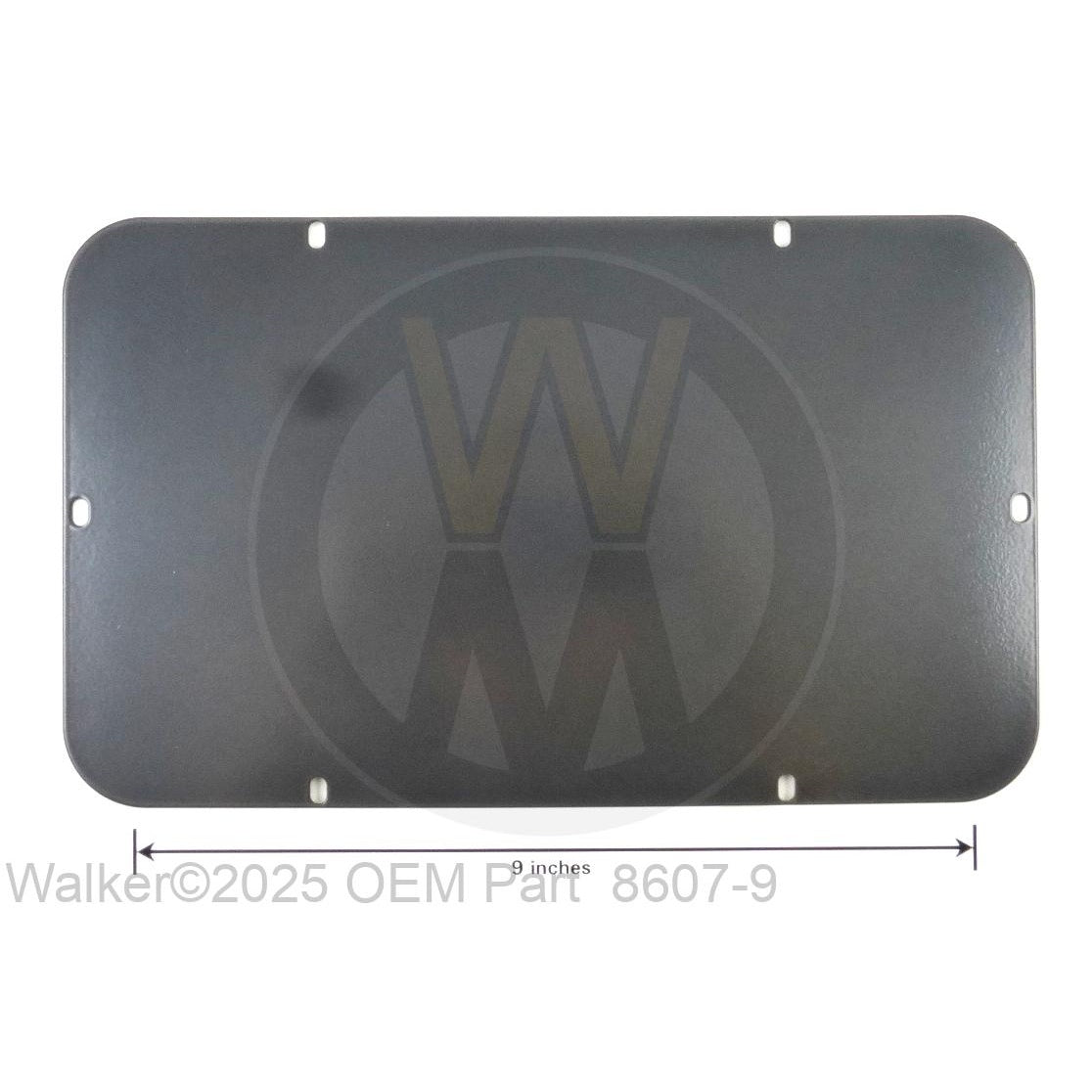 Walker Part # 8607-9 : Powerfil Cover Plate