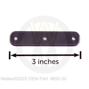 Walker Part # 8620-30 : BACKING PLATE FLAP