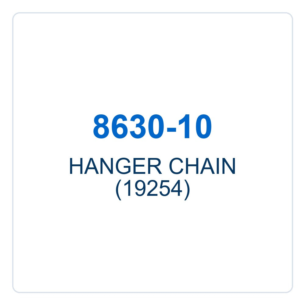 Walker Part # 8630-10 : HANGER CHAIN (19254)