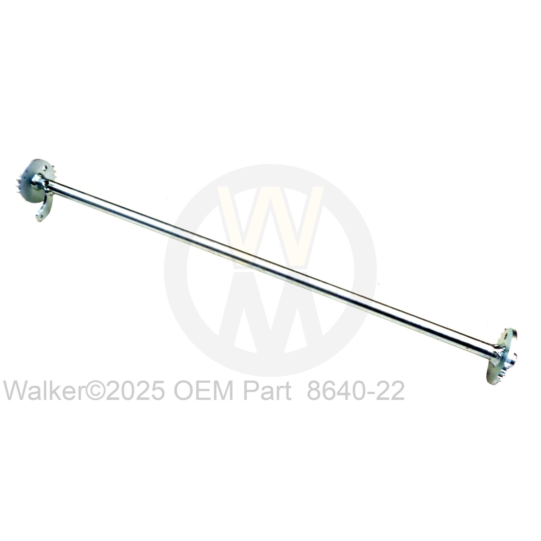 Walker Part # 8640-22 : Sprocket RH With Shaft/42' (969-1)