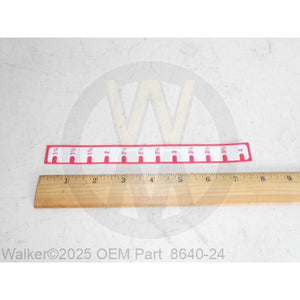 Walker Part # 8640-24 : Decal - Inches (959)