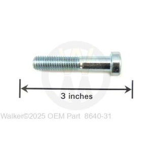Walker Part # 8640-31 : M10x50 Low Head Cap Screw (SF097)