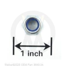 Walker Part # 8640-34 : M8 Nylon Nut (SF004)