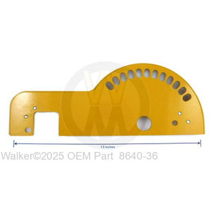 Walker Part # 8640-36 : Mounting Plate/RH 42' (967-1)