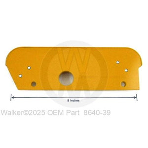 Walker Part # 8640-39 : Mounting Plate/LH 36" (922)