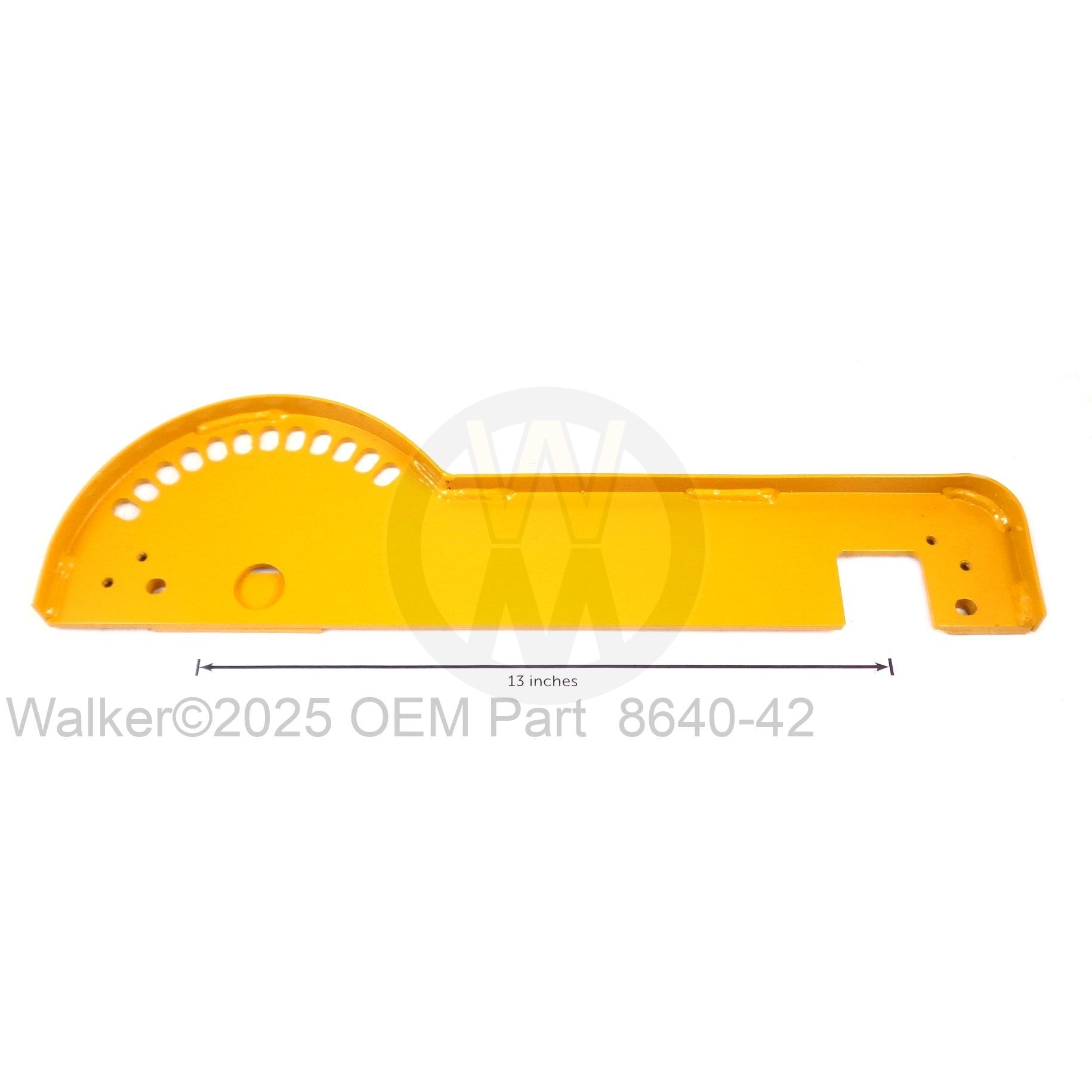 Walker Part # 8640-42 : Mounting Plate/RH (1016)