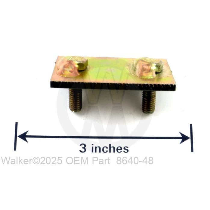 Walker Part # 8640-48 : Mounting Plate Doubler/Front (1013)