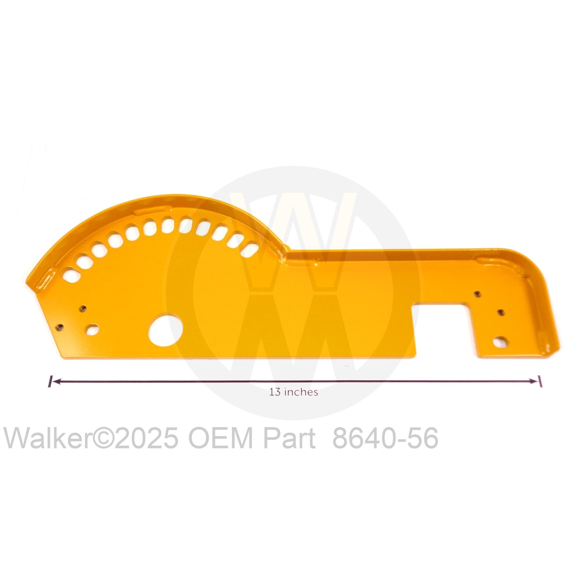 Walker Part # 8640-56 : DESC MOUNTING PLATE/RH 42RV (967-2)