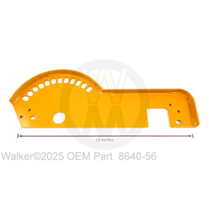 Walker Part # 8640-56 : DESC MOUNTING PLATE/RH 42RV (967-2)