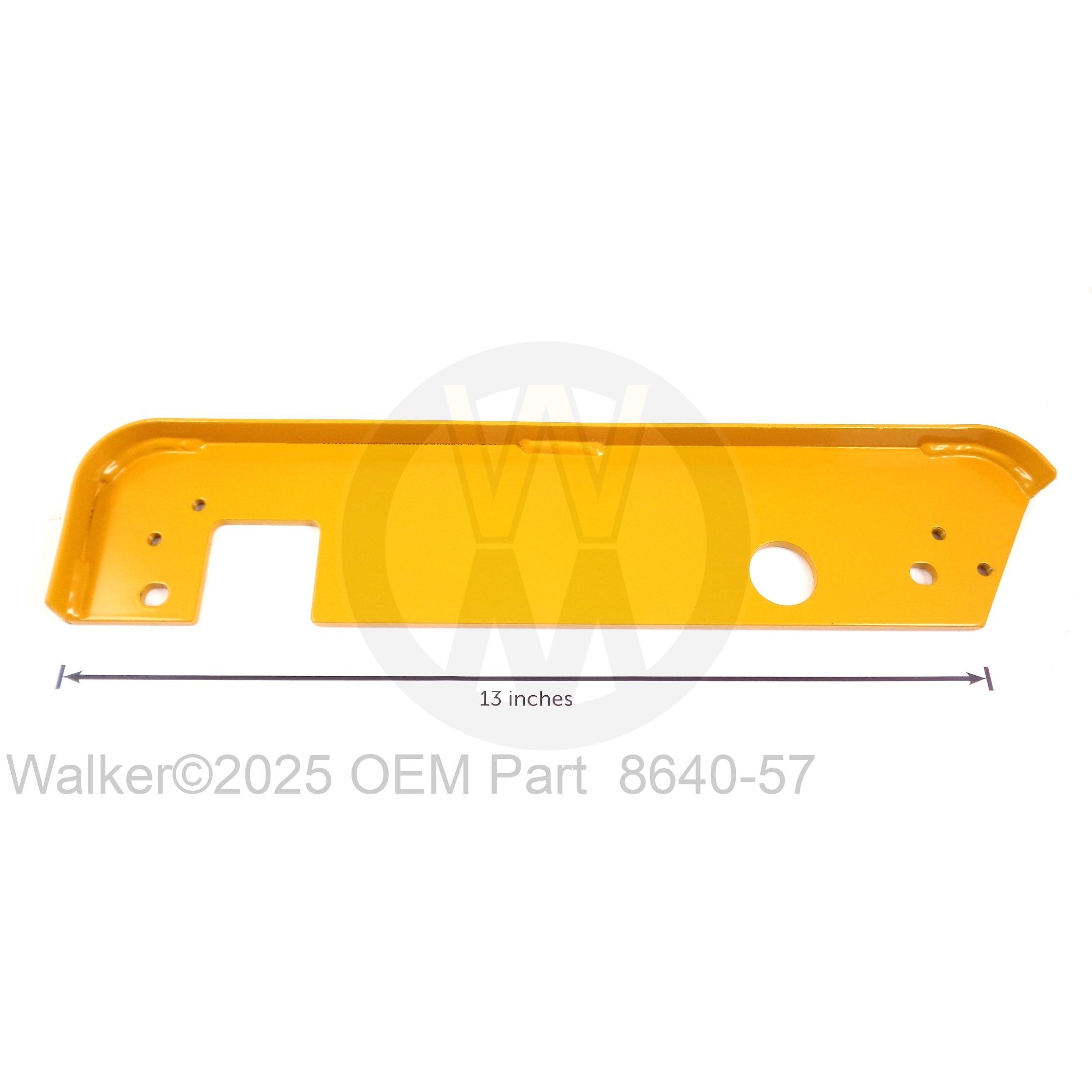 Walker Part # 8640-57 : Mounting Plate/LH 42RV (966-2)