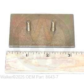 Walker Part # 8643-7 : CHAIN ANCHOR DOUBLER (872)