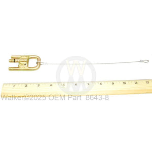 Walker Part # 8643-8 : HEIGHT LOCATION PIN & ROPE (871 & 879)