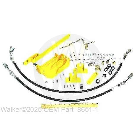 Walker Part # 8651-1 : DECK LIFT CABLE RETRO KIT