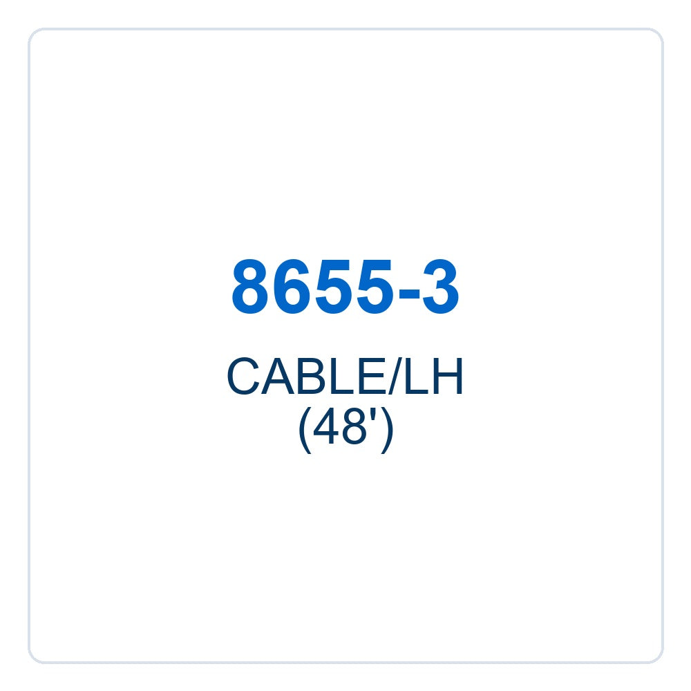 Walker Part # 8655-3 : CABLE/LH (48')