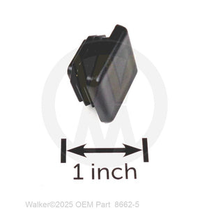 Walker Part # 8662-5 : SQUARE PLUG 1X1