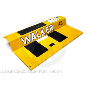 Walker Part # 8662-7 : Footrest/Belt Cover DU48-3 (prior to SN 196067)