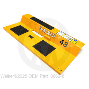 Walker Part # 8662-8 : Footrest/Belt Cover DU48-3