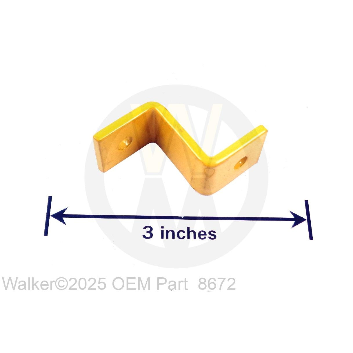 Walker Part # 8672 : DECK CHUTE SPRING MOUNT