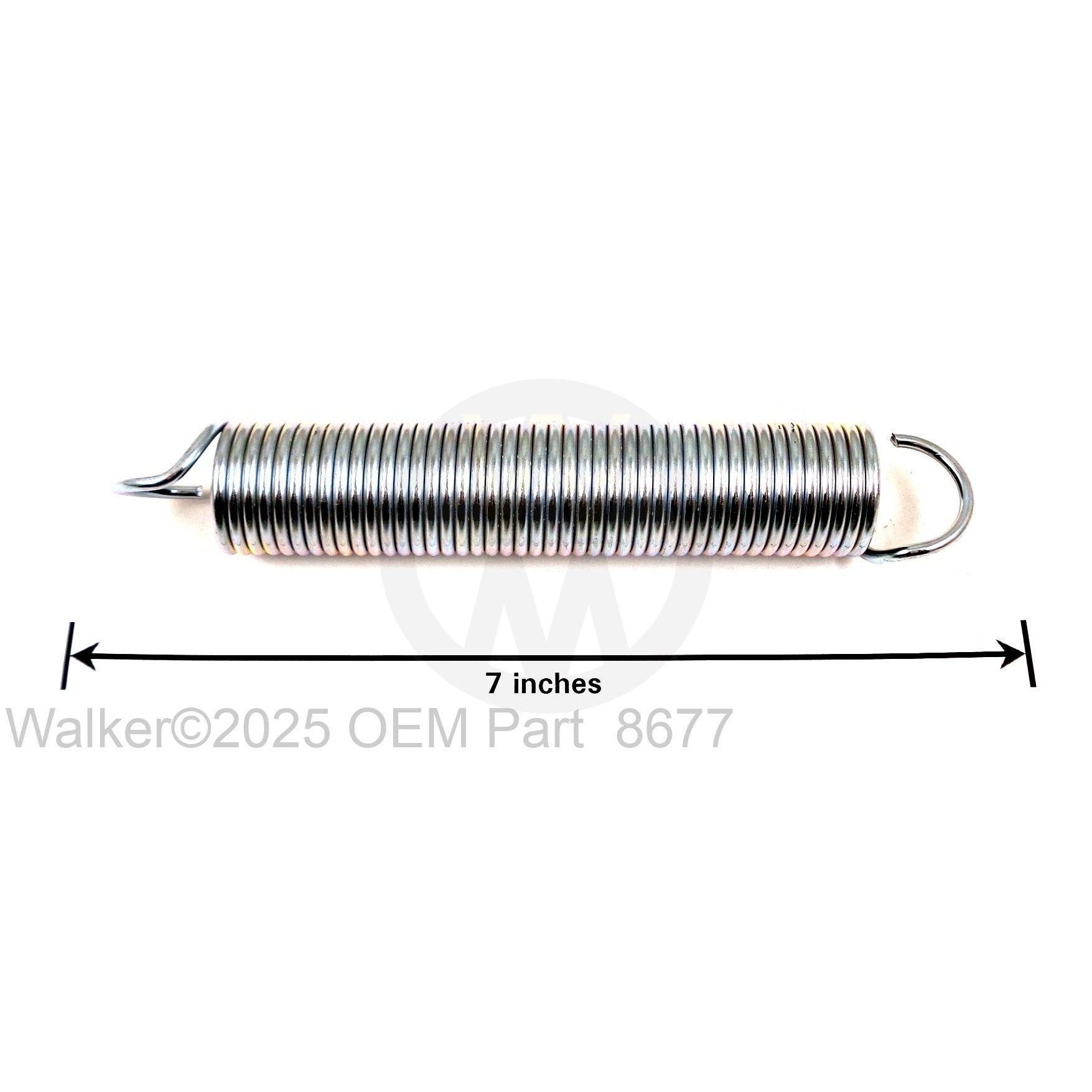 Walker Part # 8677 : EXTENSION SPRING (1x6-1/6)