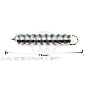 Walker Part # 8677 : EXTENSION SPRING (1x6-1/6)