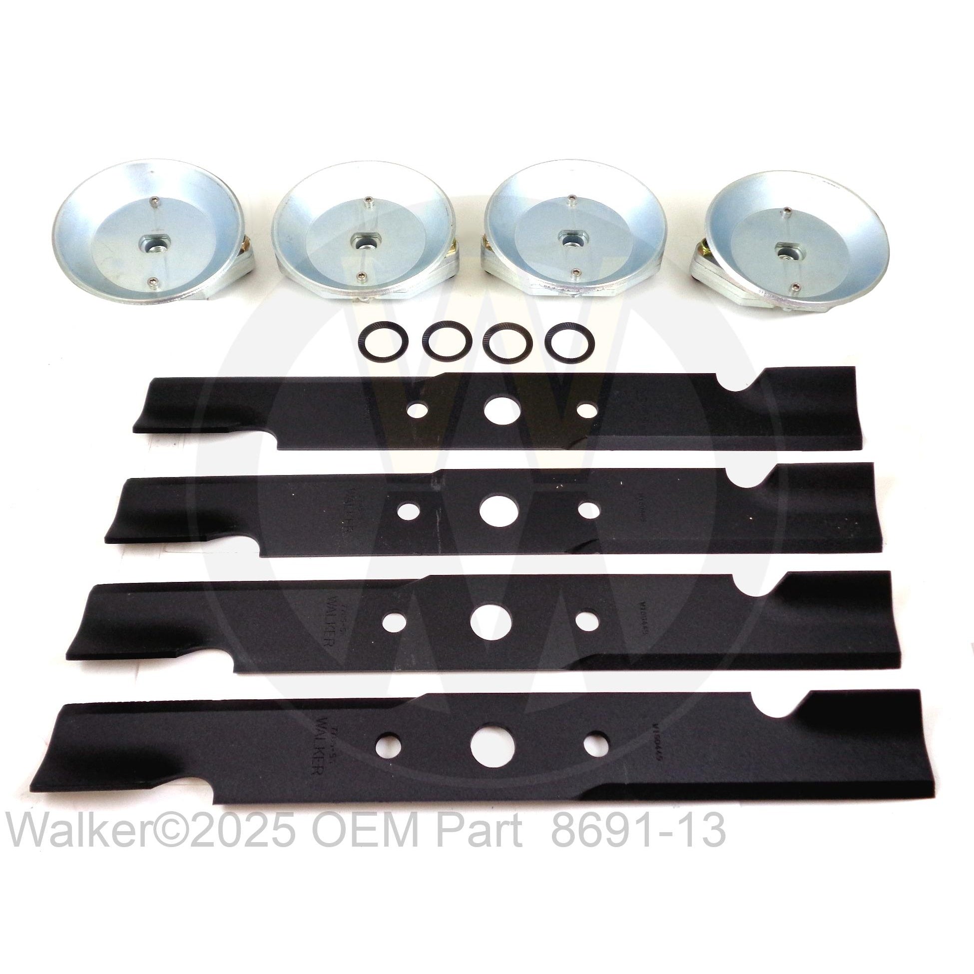 Walker Part # 8691-13 : (NR) Flat Blade Upgrade Kit /DS74